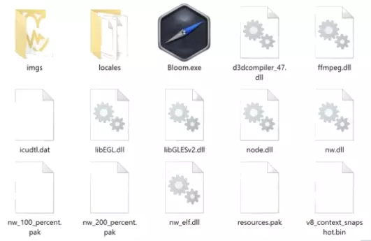 Bloom.exe Files in Windows Task Manager