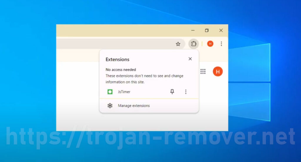 Rozšíření JsTimer pro Google Chrome