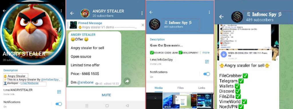 API de télégramme de voleur en colère